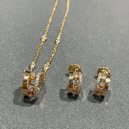 [✨ROSE💎]CHAIN MOVE ROMANE PEDAND NECKLACE