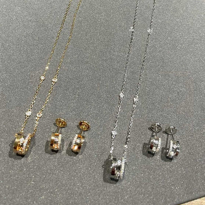 [✨ROSE💎]CHAIN MOVE ROMANE PEDAND NECKLACE