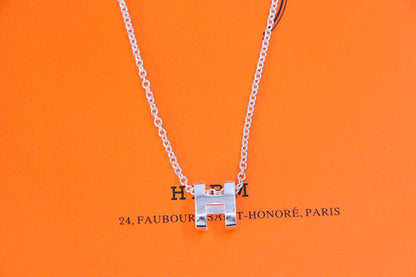 [✨ROSE💎]HM NECKLACE H LETTER OVAL SERIES