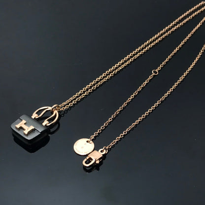 [✨ROSE💎]WOMEN'S HM AMULETTES CONSTANCE PENDANT NECKLACE