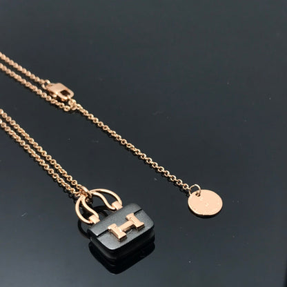[✨ROSE💎]WOMEN'S HM AMULETTES CONSTANCE PENDANT NECKLACE