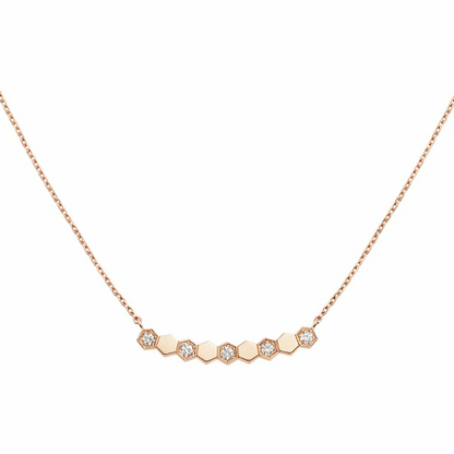 [✨ROSE💎]BEE MY LOVE DIAMOND NECKLACE