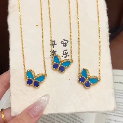 [✨ROSE💎] 2026 NEW LUCKY BUTTERFLY 1 MOTIFS NECKLACE