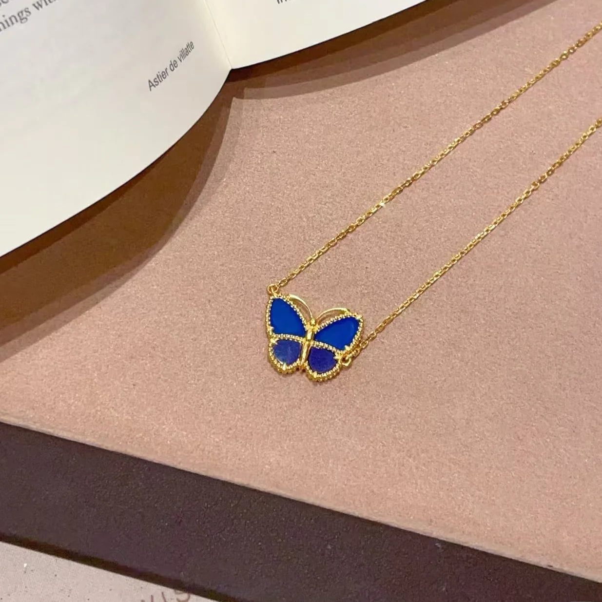 [✨ROSE💎] 2026 NEW LUCKY BUTTERFLY 1 MOTIFS NECKLACE