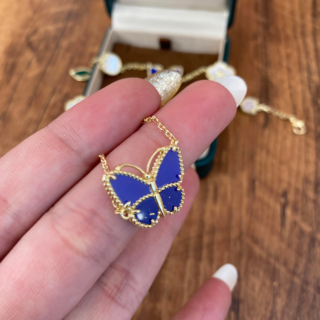 [✨ROSE💎] 2026 NEW LUCKY BUTTERFLY 1 MOTIFS NECKLACE
