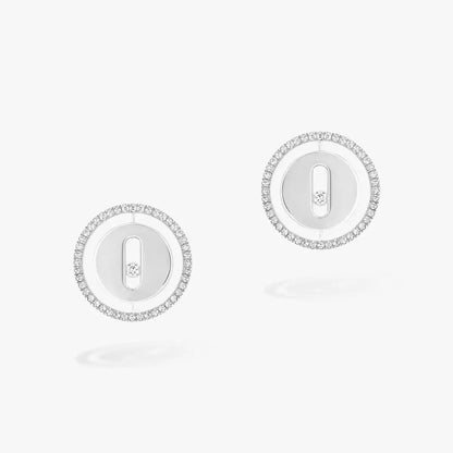 [✨ROSE💎]Lucky Move Diamond Earrings
