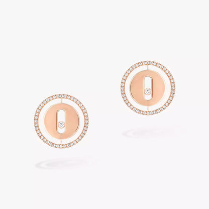 [✨ROSE💎]Lucky Move Diamond Earrings