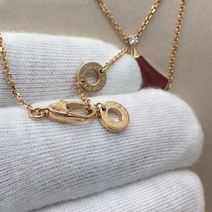 [✨ROSE💎]DREAM NECKLACE CARNELIAN 1 DIAMOND