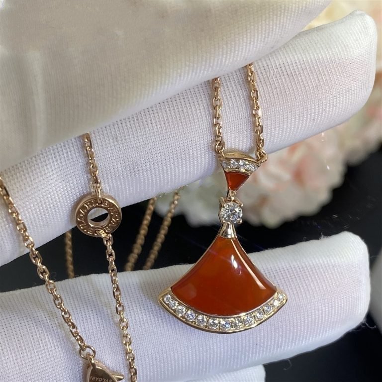 [✨ROSE💎]DREAM NECKLACE CARNELIAN DIAMOND