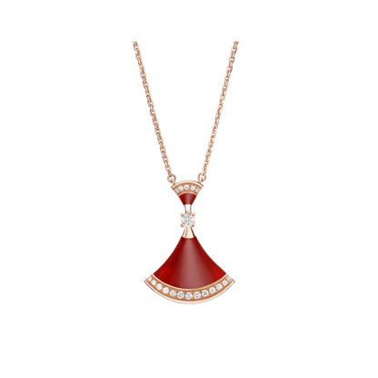 [✨ROSE💎]DREAM NECKLACE CARNELIAN DIAMOND