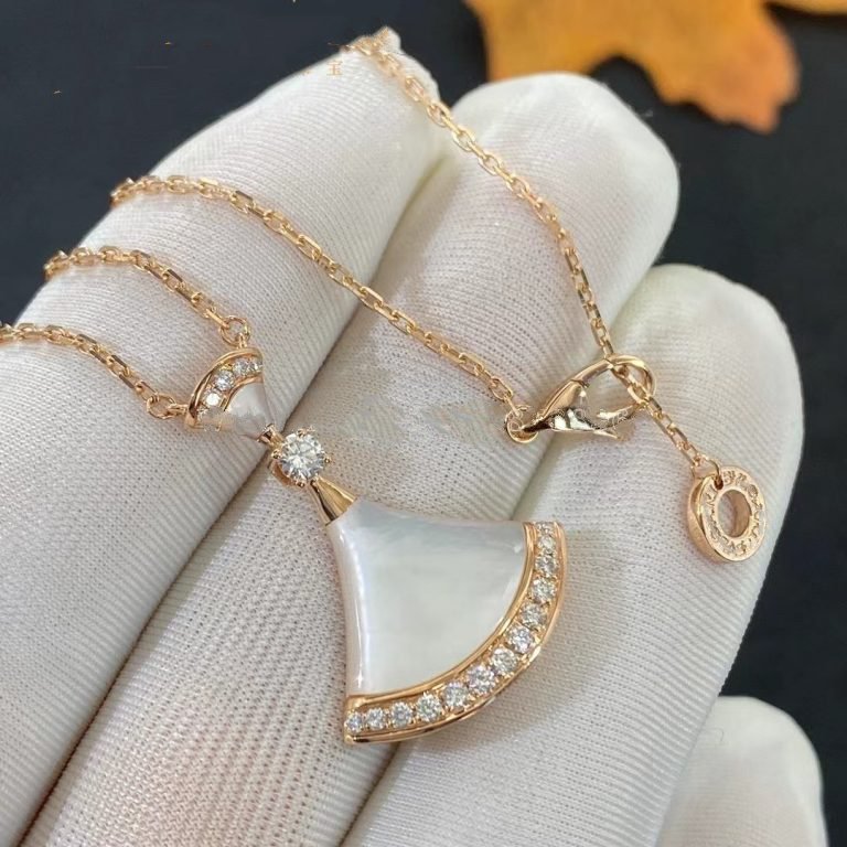 [✨ROSE💎]DREAM NECKLACE MOP PINK GOLD DIAMOND