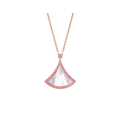 [✨ROSE💎]DREAM NECKLACE MOP DIAMOND PINK