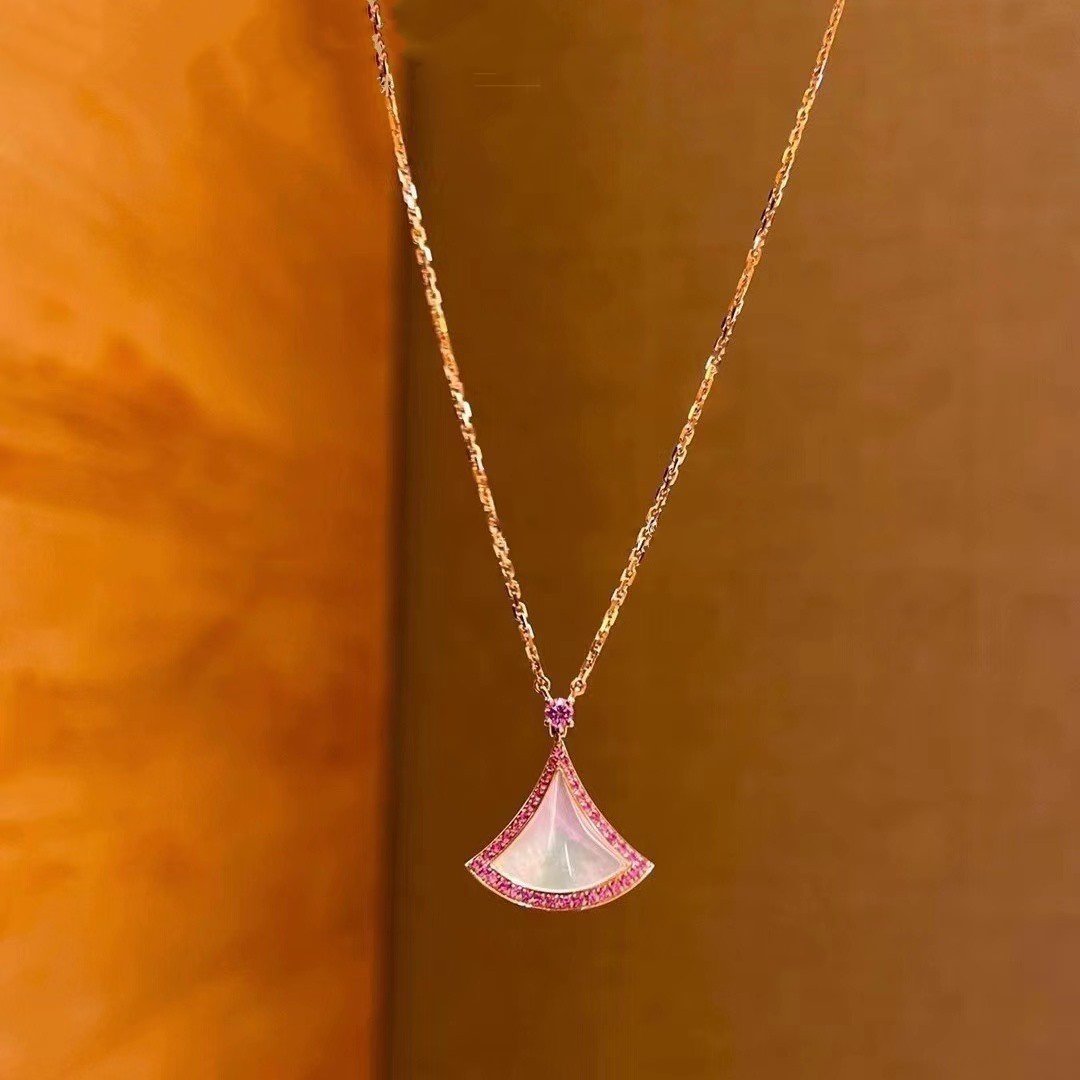 [✨ROSE💎]DREAM NECKLACE MOP DIAMOND PINK