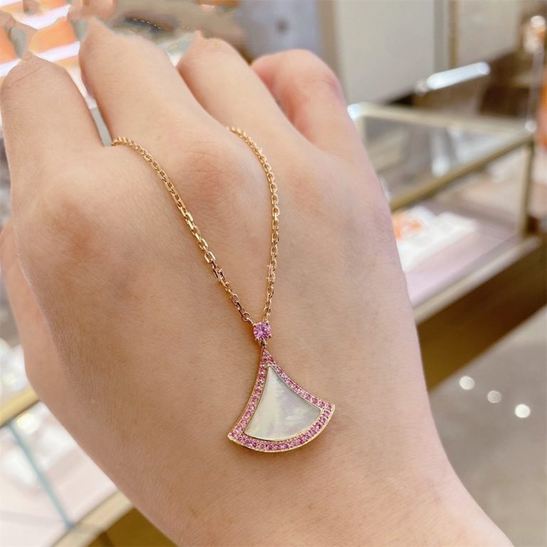 [✨ROSE💎]DREAM NECKLACE MOP DIAMOND PINK