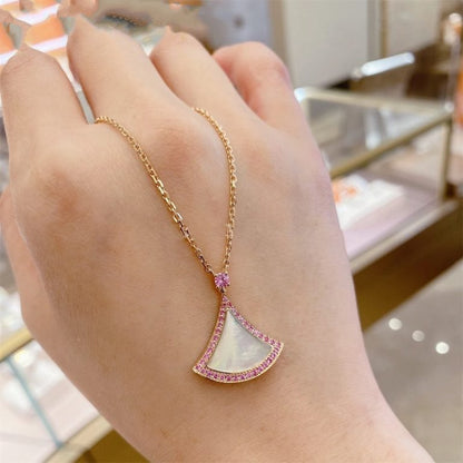 [✨ROSE💎]DREAM NECKLACE MOP DIAMOND PINK