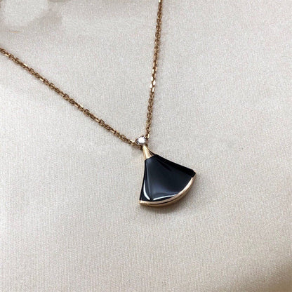 [✨ROSE💎]DREAM NECKLACE ONYX 1 DIAMOND