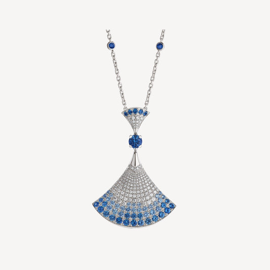 [✨ROSE💎]DREAM NECKLACE AGATE SILVER DIAMOND