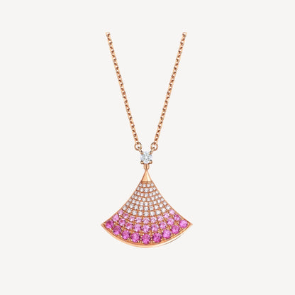 [✨ROSE💎]DREAM NECKLACE PINK GOLD PINK DIAMOND