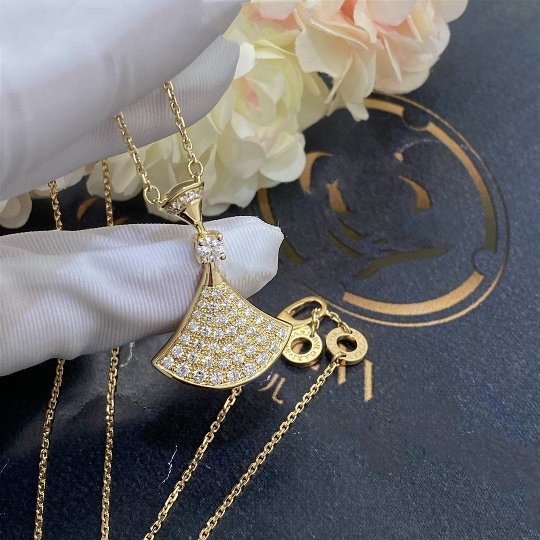 [✨ROSE💎]DREAM NECKLACE GOLD FULL DIAMOND