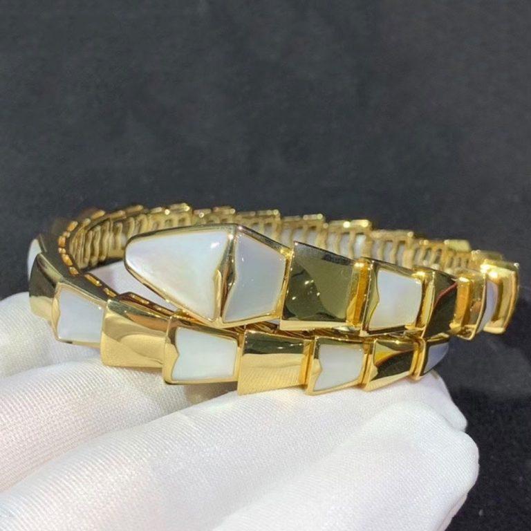 [✨ROSE💎]SERPENTI BRACELET MOP GOLD
