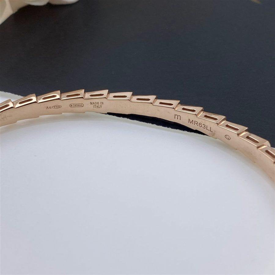 [✨ROSE💎]SERPENTI BRACELET PINK GOLD MOP DIAMOND
