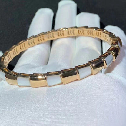 [✨ROSE💎]SERPENTI BRACELET PINK GOLD MOP