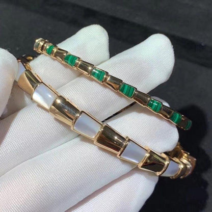 [✨ROSE💎]SERPENTI BRACELET PINK GOLD MOP