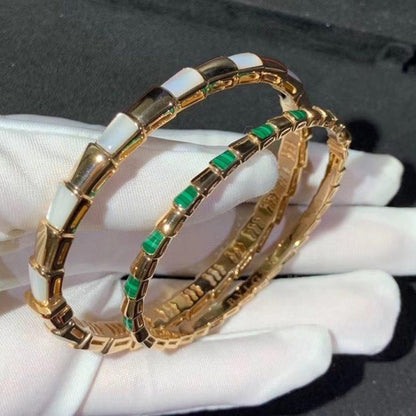 [✨ROSE💎]SERPENTI BRACELET PINK GOLD MOP