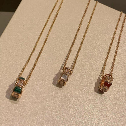 [✨ROSE💎]SERPENTI PEDANT DIAMOND NECKLACE