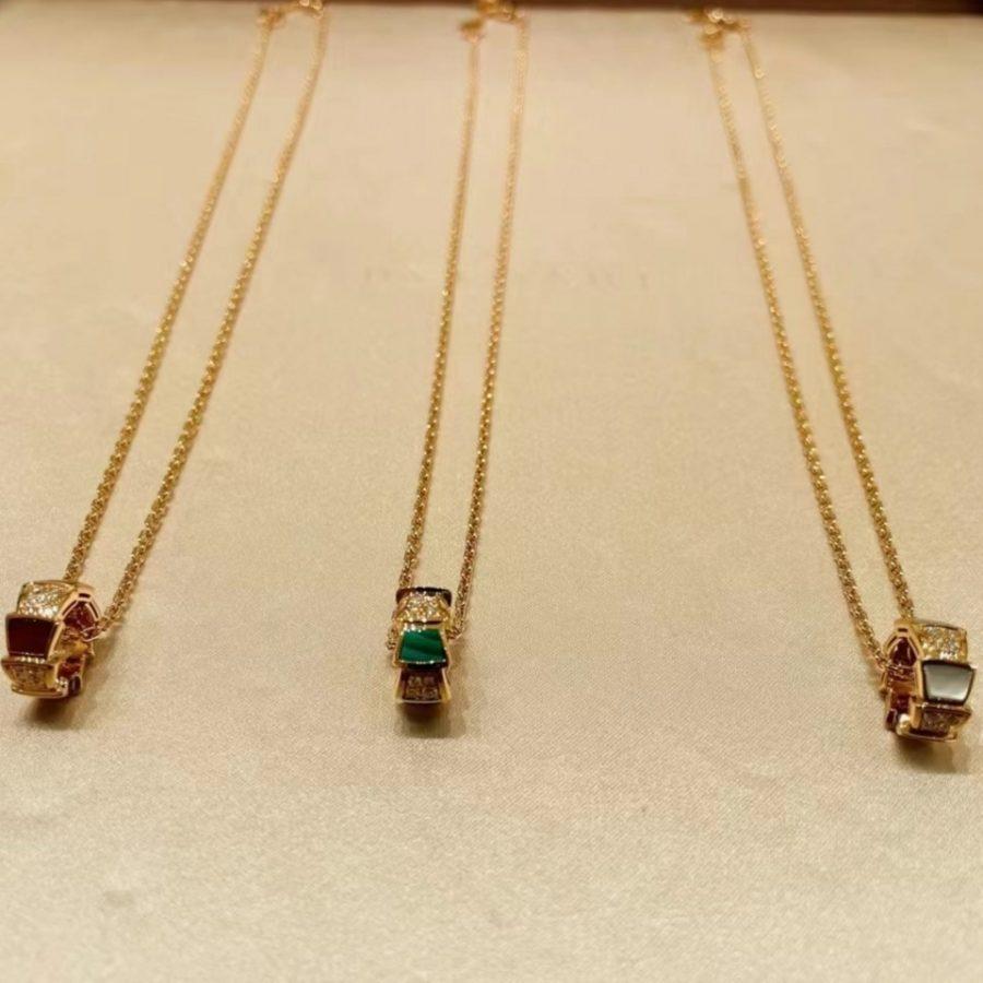 [✨ROSE💎]SERPENTI PEDANT DIAMOND NECKLACE