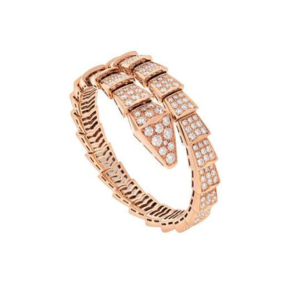 [✨ROSE💎]SERPENTI BRACELET 8MM PINK GOLD DIAMOND