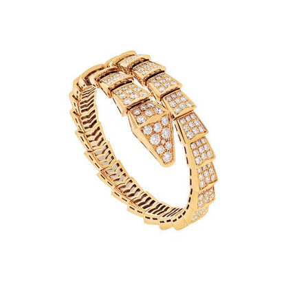 [✨ROSE💎]SERPENTI BRACELET 8MM GOLD DIAMOND