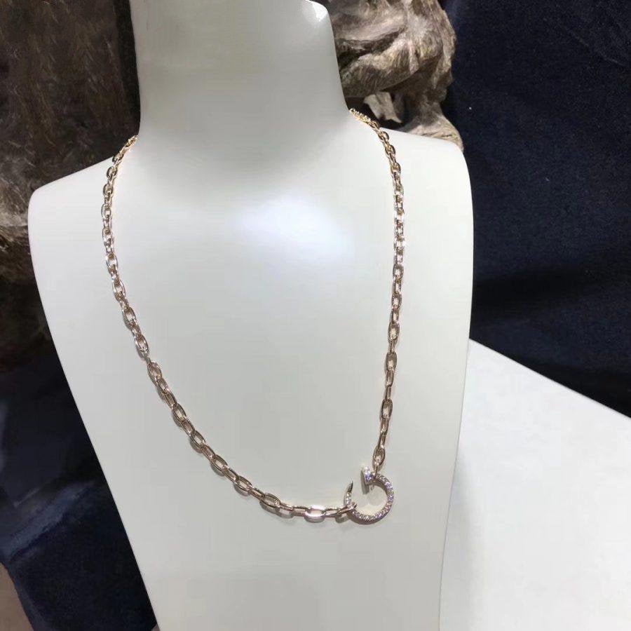 [✨ROSE💎]JUSTE NECKLACE FULL DIAMONDS