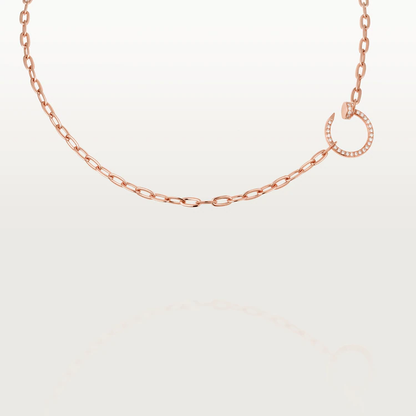 [✨ROSE💎]JUSTE NECKLACE FULL DIAMONDS