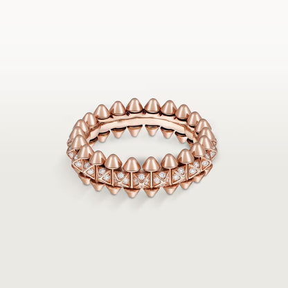 [✨ROSE💎]CLASH 6.4MM SMALL FULL DIAMOND RING