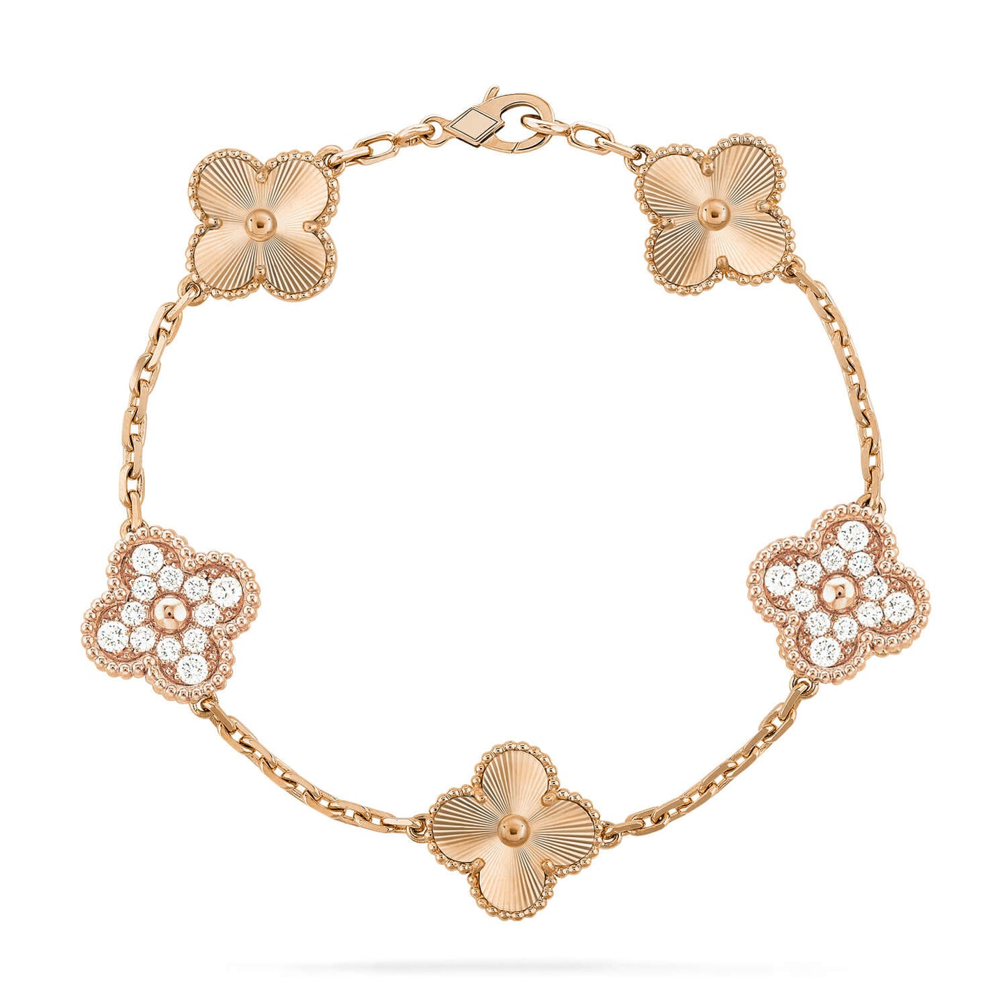 [✨ROSE💎] CLOVER 5 MOTIF LASER BRACELET COLLECTION