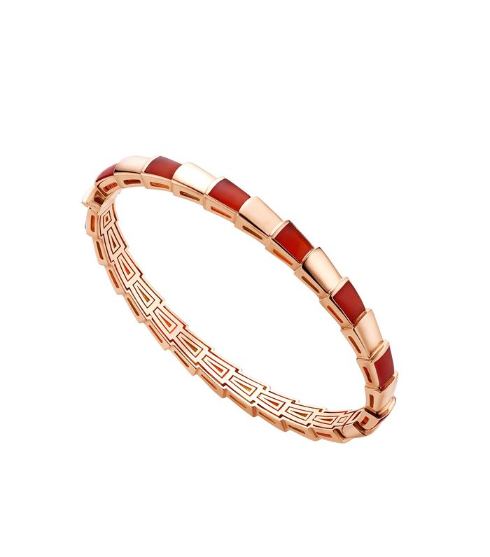 [✨ROSE💎]SERPENTI BRACELET PINK GOLD RUBELLITE