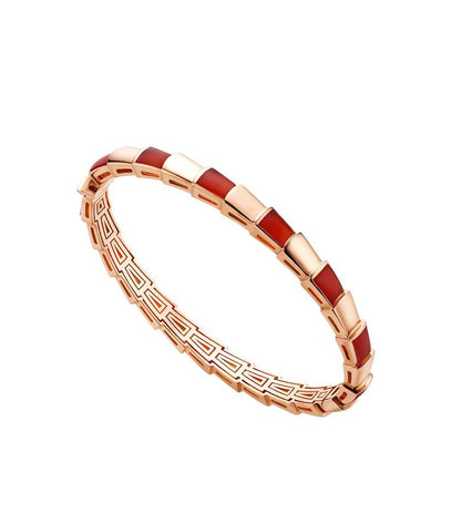 [✨ROSE💎]SERPENTI BRACELET PINK GOLD RUBELLITE