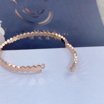[✨ROSE💎]BEE LOVE PINK GOLD BRACELET