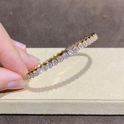 [✨ROSE💎]BEE LOVE GOLD BRACELET FULL DIAMOND