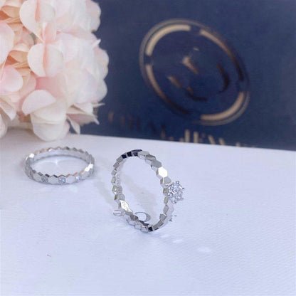 [✨ROSE💎]BEE LOVE RING SILVER 1 DIAMOND
