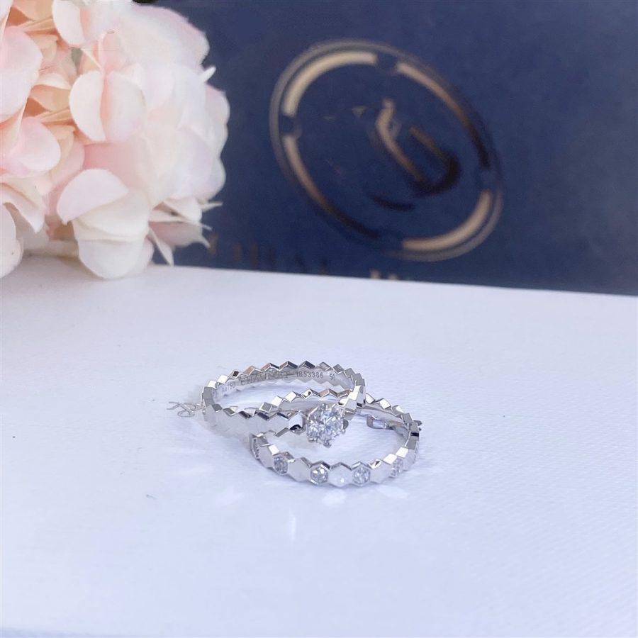 [✨ROSE💎]BEE LOVE RING SILVER 1 DIAMOND