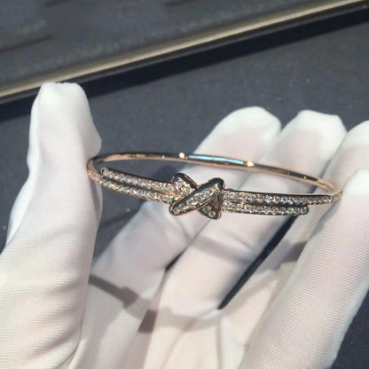 [✨ROSE💎]JEUX DE BRACELET DIAMONDS PINK GOLD
