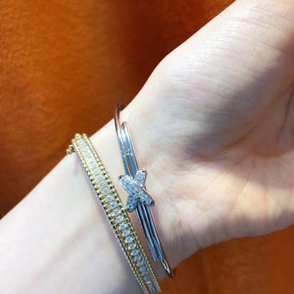 [✨ROSE💎]JEUX DE BRACELET SILVER DIAMONDS