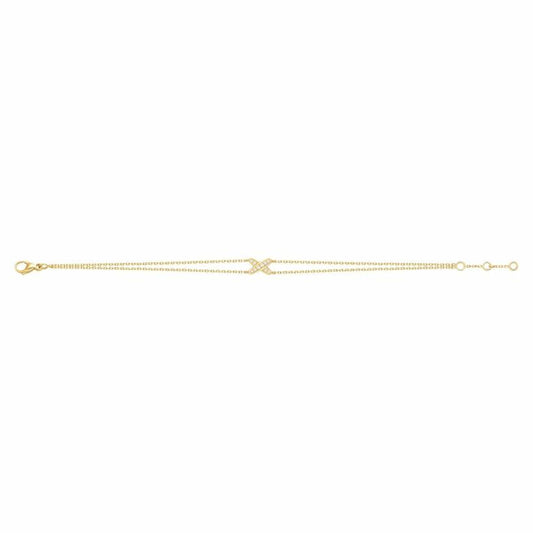 [✨ROSE💎]JEUX BRACELET GOLD DIAMOND