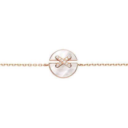 [✨ROSE💎]JEUX DE BRACELET MOP PINK GOLD DIAMONDS