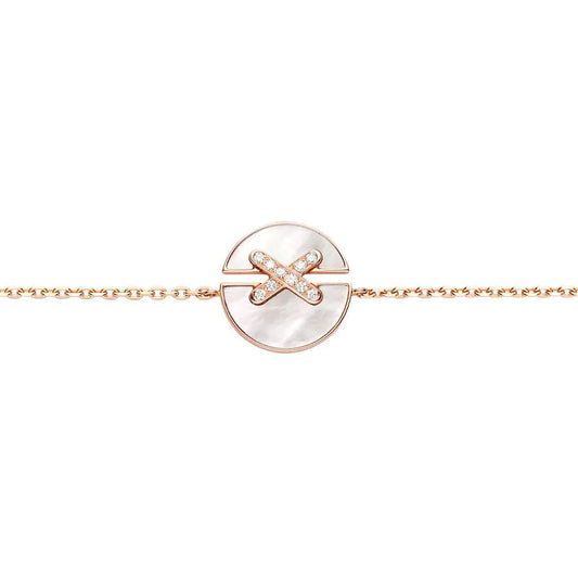 [✨ROSE💎]JEUX DE BRACELET MOP PINK GOLD DIAMONDS