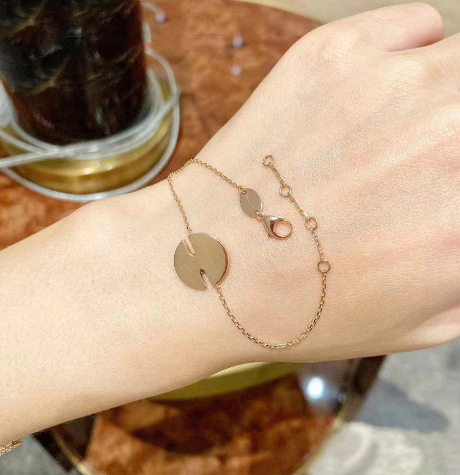 [✨ROSE💎]JEUX DE BRACELET MOP PINK GOLD DIAMONDS