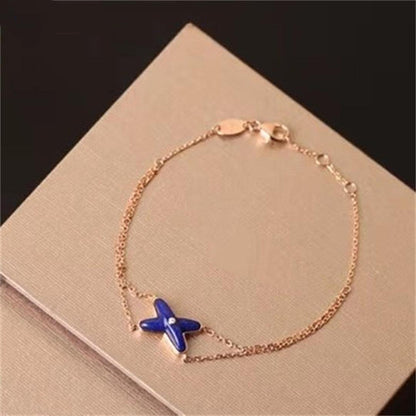 [✨ROSE💎]Hollow Design Four-Leaf Clover Flower Shape Ring