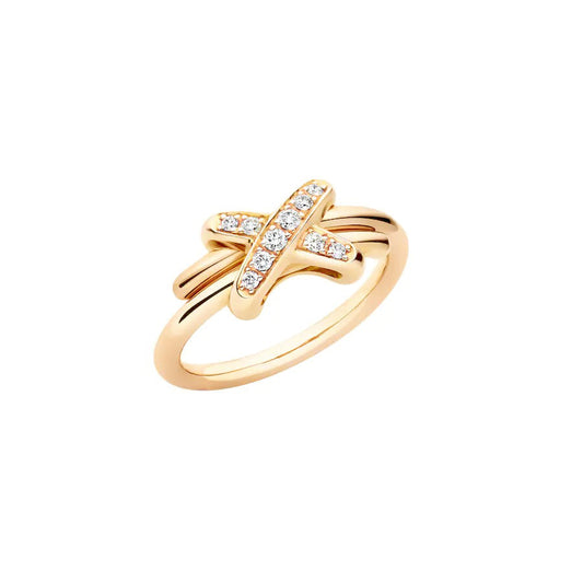 [✨ROSE💎]JEUX DE GOLD DIAMOND RING
